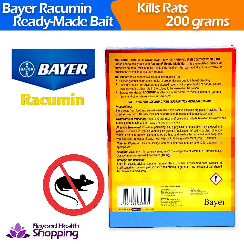 Bayer Racumin Ready-Made Bait 200g