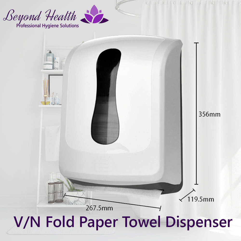 V/N Fold Paper Towel Dispenser Wall Mounted Hygienic Hand Washing