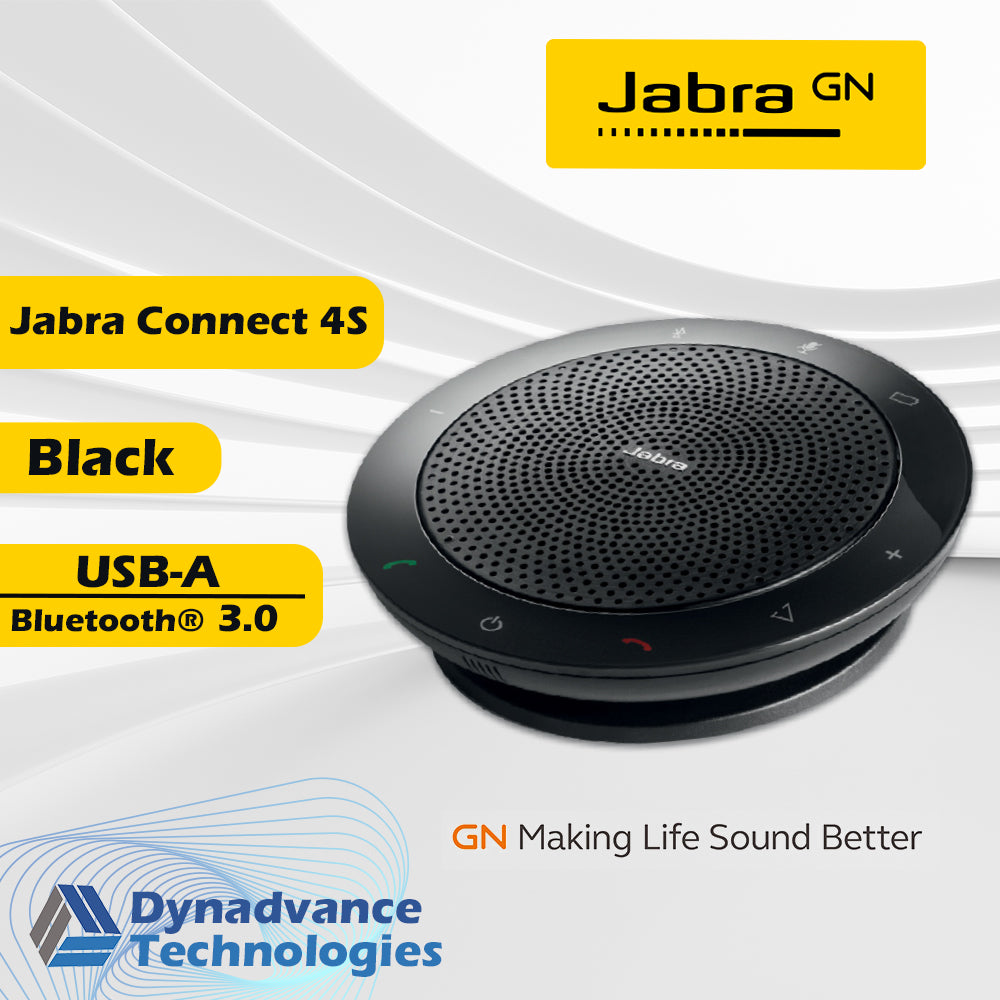 Jabra GN Connect 4S- USB-A (PHS002W-BLACK) Engineered amazing for audi