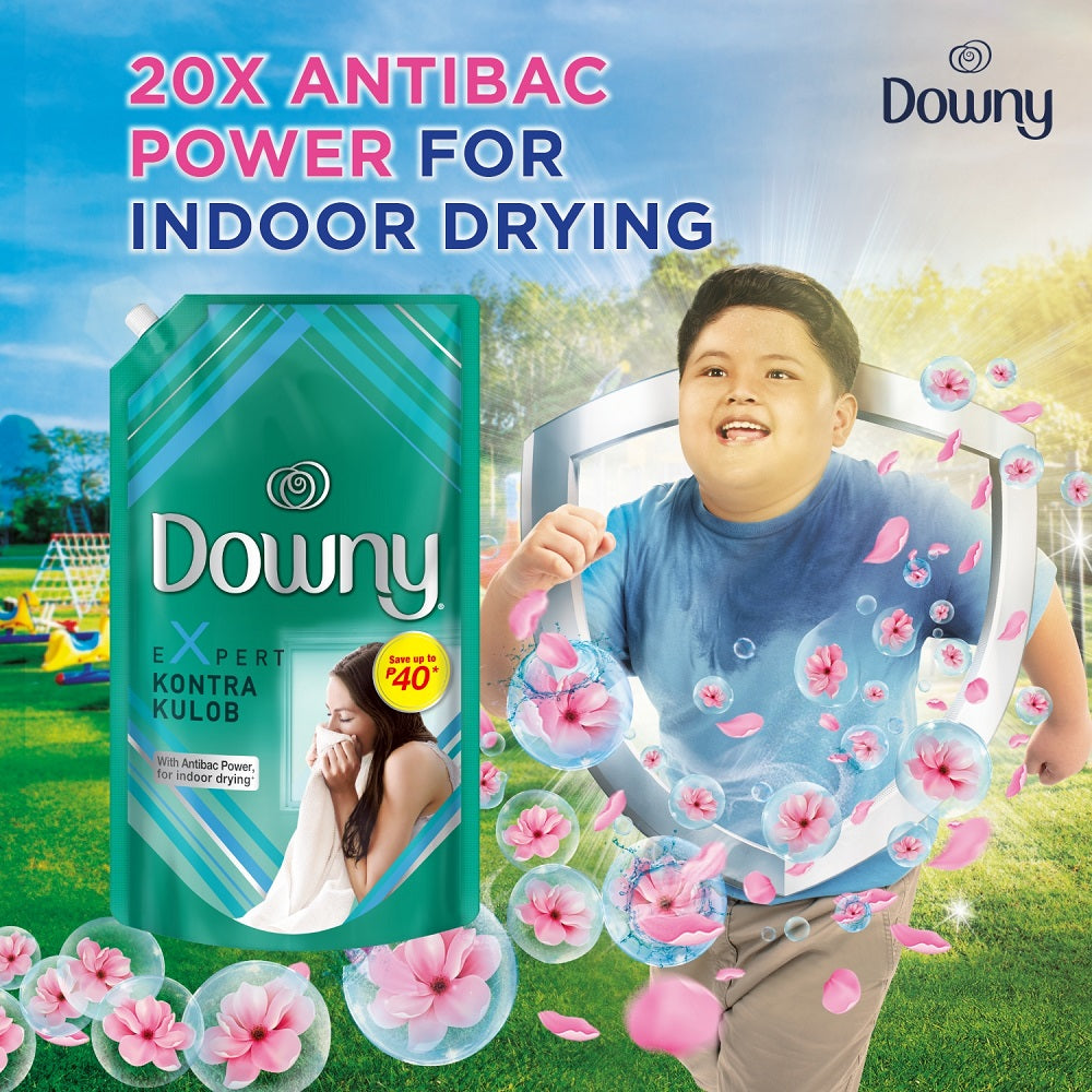 Downy Fabric Conditioner Kontra Kulob 1.38L x 4 Refill (Fabcon, Fabric Softener)