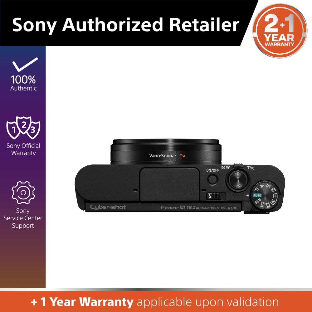 Sony DSC-WX800/WX800 Compact High-zoom Camera | 4K Recording