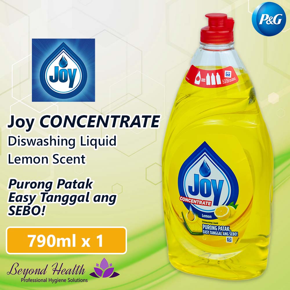 Joy Dishwashing Liquid Concentrate Lemon Scent 790ml