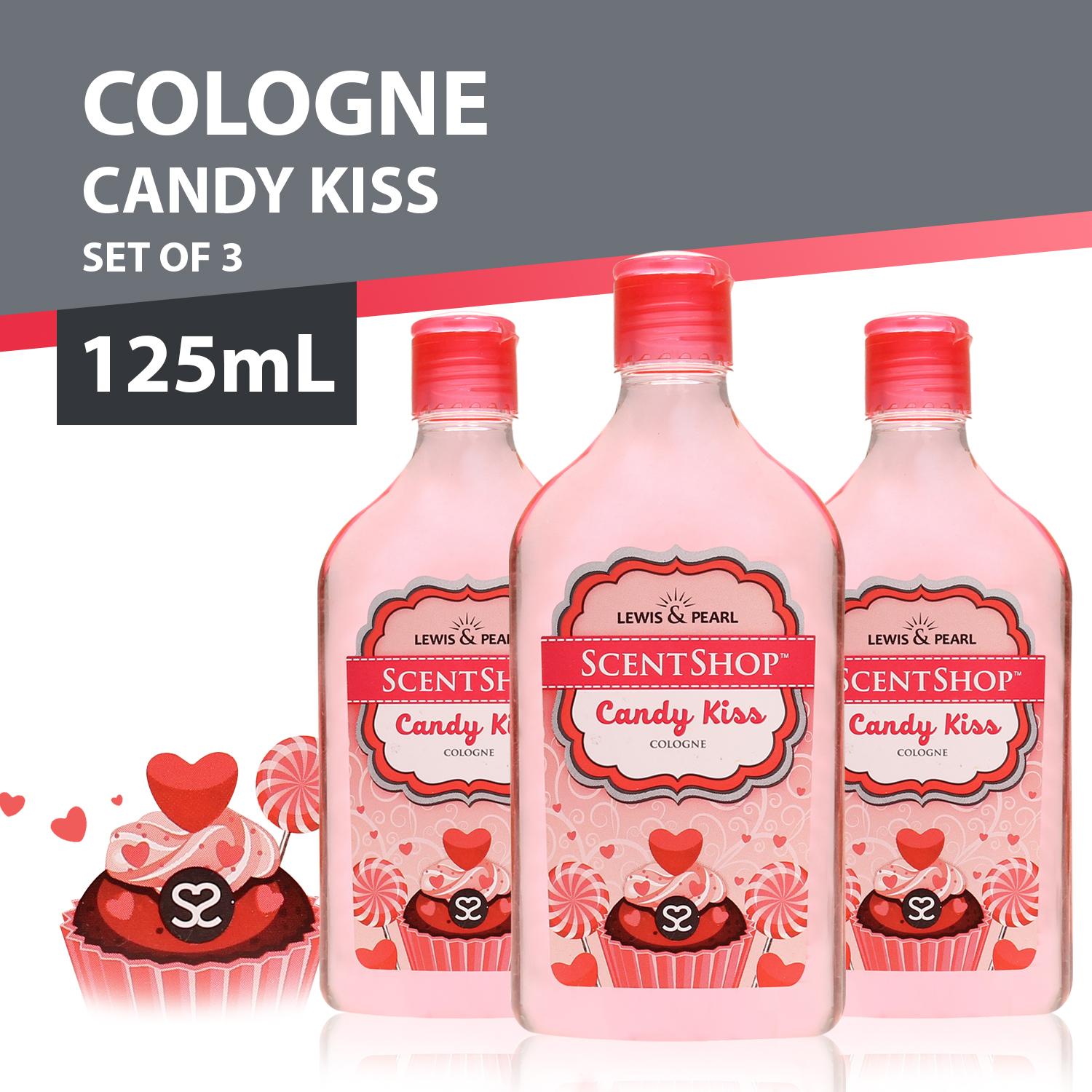 Lewis & Pearl ScentShop Cologne Candy Kiss (125ml) Set of 3