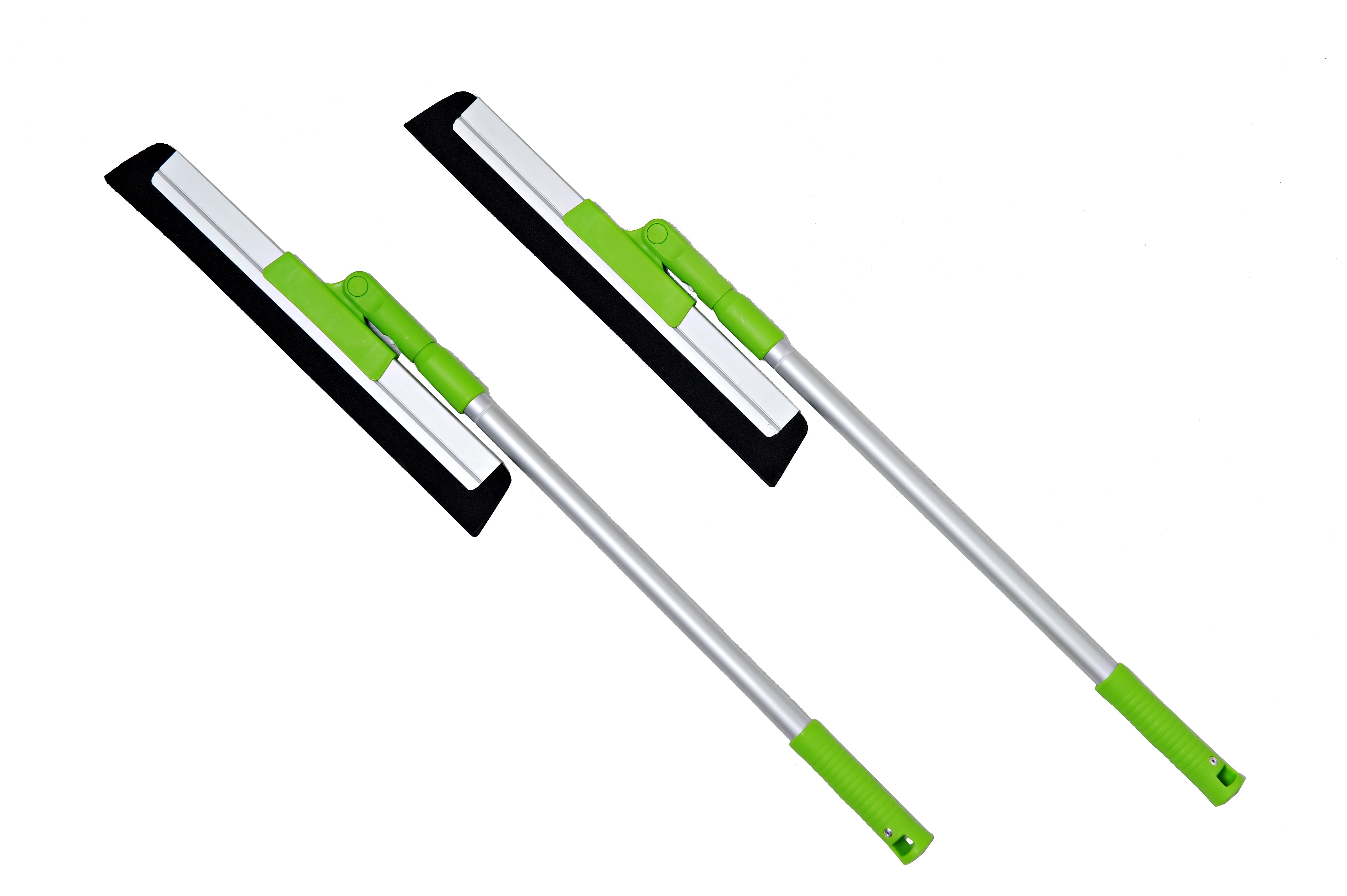 Universal 13" Floor Squeegee with Extension Pole (EVA) Heavy-Duty Aluminum