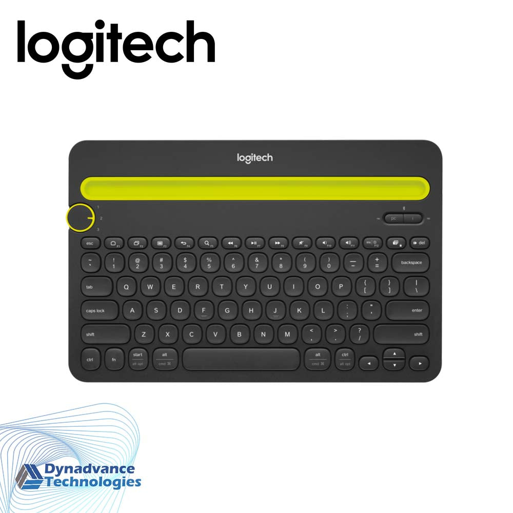 Logitech Bluetooth Multi-Device Keyboard K480, Works with Windows and Mac Computers, Android and iOS Tablets and Smartphones