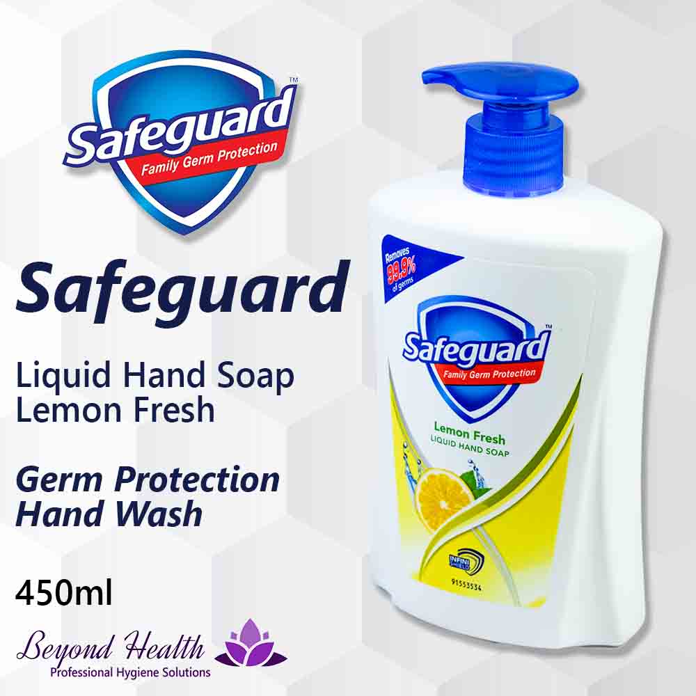 Safeguard™  Lemon Fresh Liquid Hand Wash 450ml Liquid Hand Soap Antibacterial