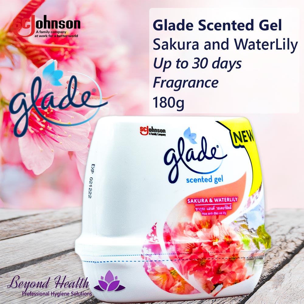 Glade Scented Gel Sakura & Water Lily 180g