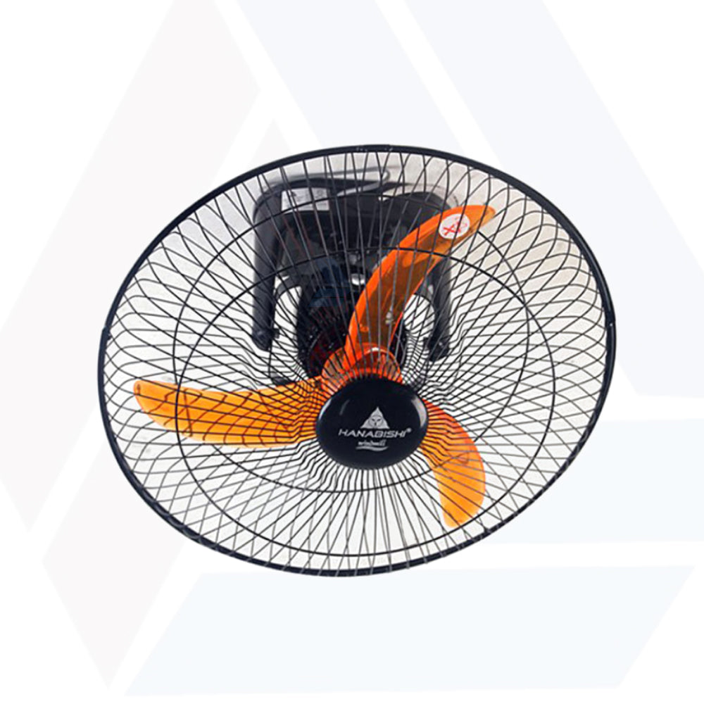 Hanabishi Windmill 18" / 360 Orbit Fan (Orange) Certified Product Safety Q-1432