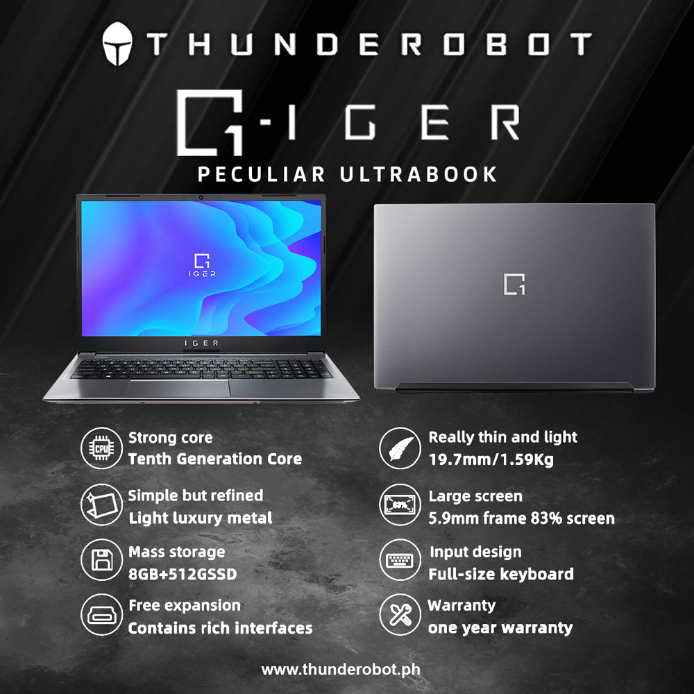 ThundeRobot IGER E1 - (i3-10110U and i5-10210U 8GB / 512 SSD / 15.6" FDH IPS / Intel UHD Graphics 14BAN)