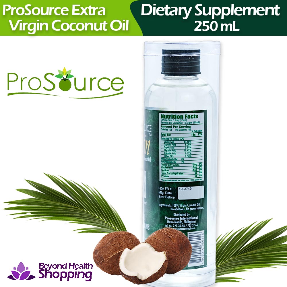ProSource Extra Virgin Coconut Oil 250ml
