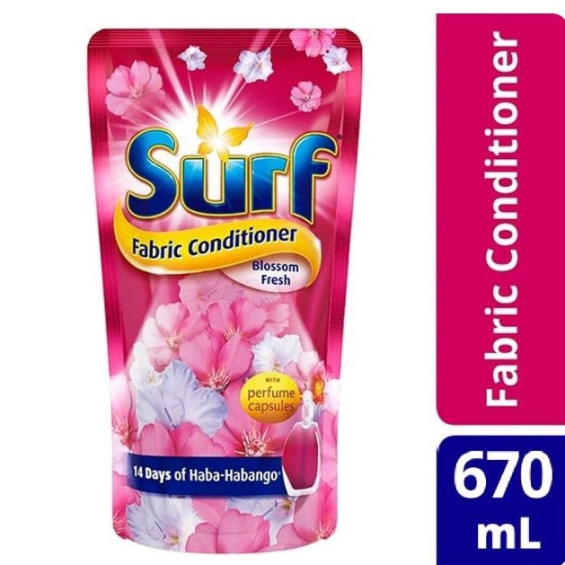 Surf Laundry Fabric Conditioner Blossom Fresh 670ml Pouch