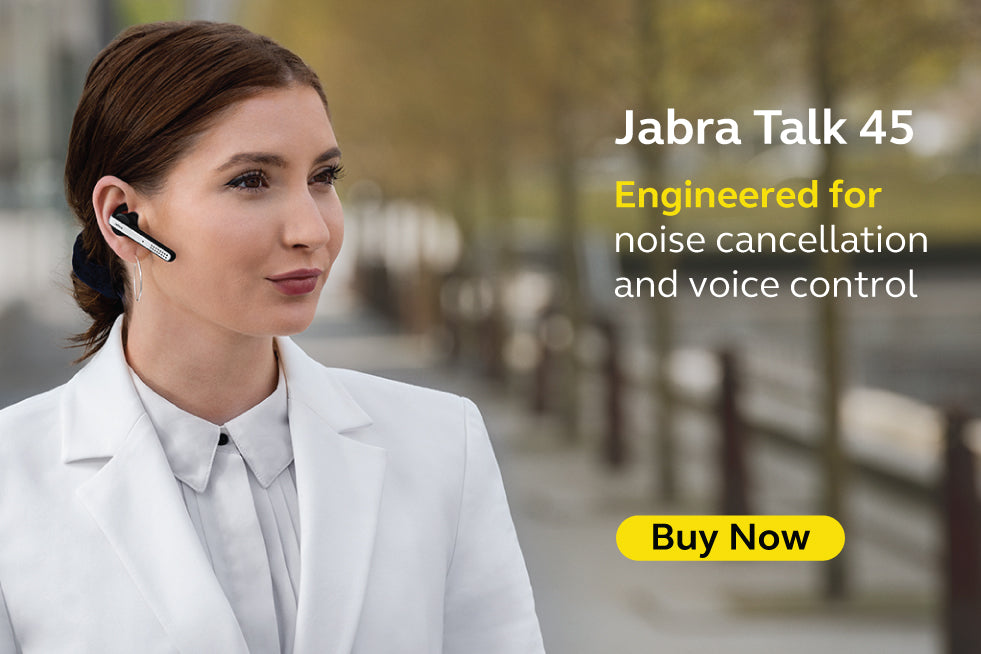 Jabra Talk 45 - For Noise Cancellation & Voice Control With Car Charger