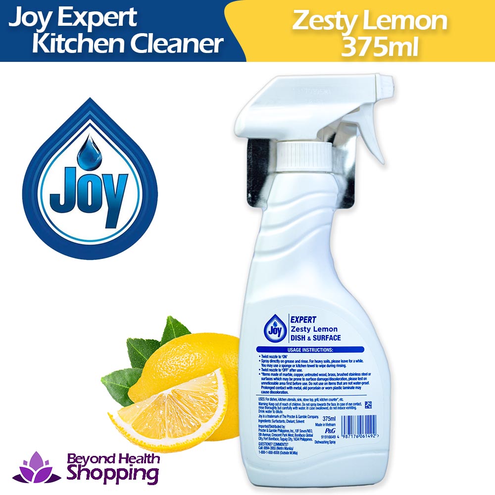 Joy Expert Dish & Surface Kitchen Cleaner Zesty Lemon 375ml