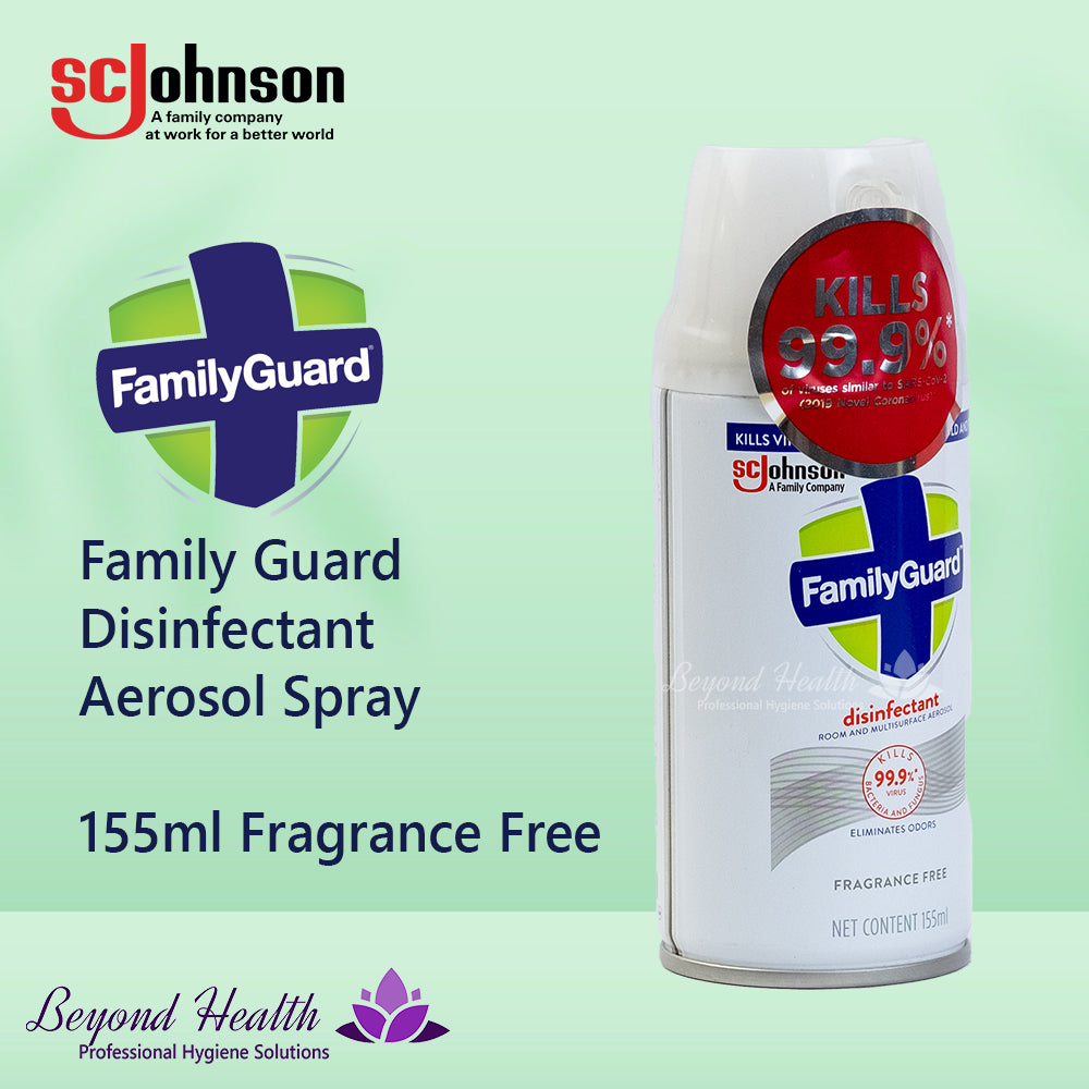 FamilyGuard™ Disinfectant Aerosol Fragrance Free 155ml