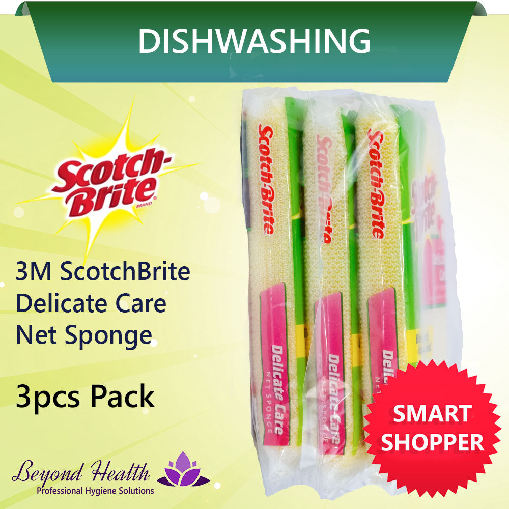 Scotch-Brite® Delicate Care Net Sponge 3pcs