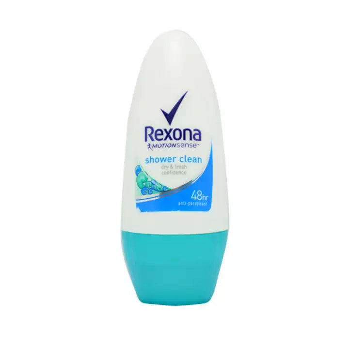 Rexona MotionSense Shower Clean Antiperspirant Deodorant for Women Roll On 50ml