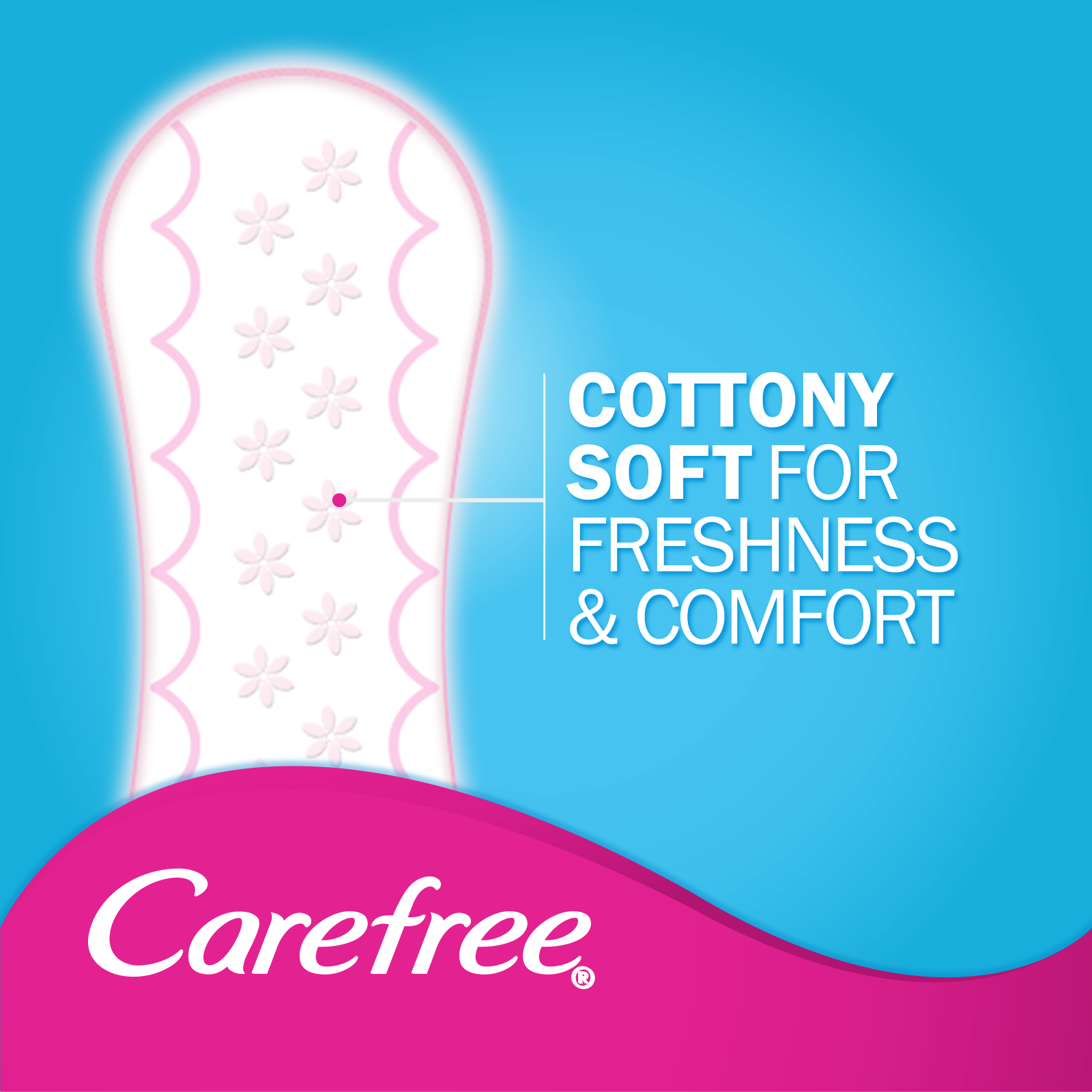 [PANTY LINERS] Carefree Breathable 8s x 2