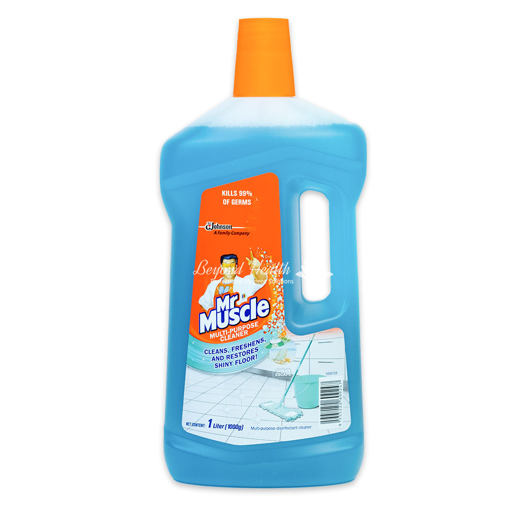 Mr. Muscle® Multi-Purpose Disinfectant Cleaner Ocean Escape Scent1 Liter