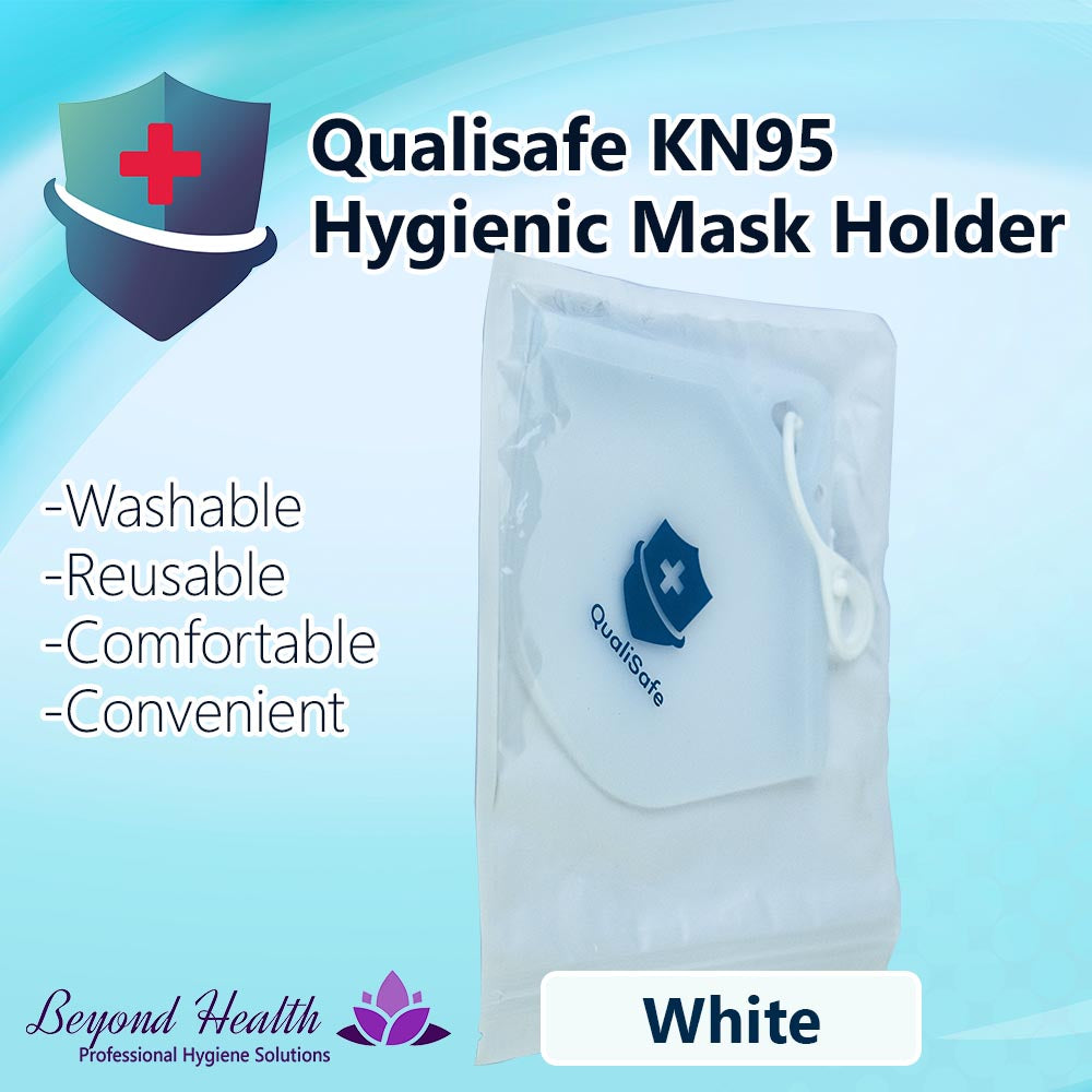 Qualisafe KN95 Hygienic Mask Holder White