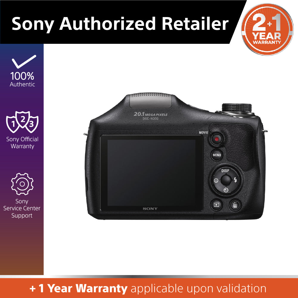 Sony DSC-H300 Camera with 35x Optical Zoom