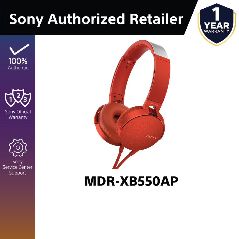 Sony MDR-XB550AP Extra Bass Headphone