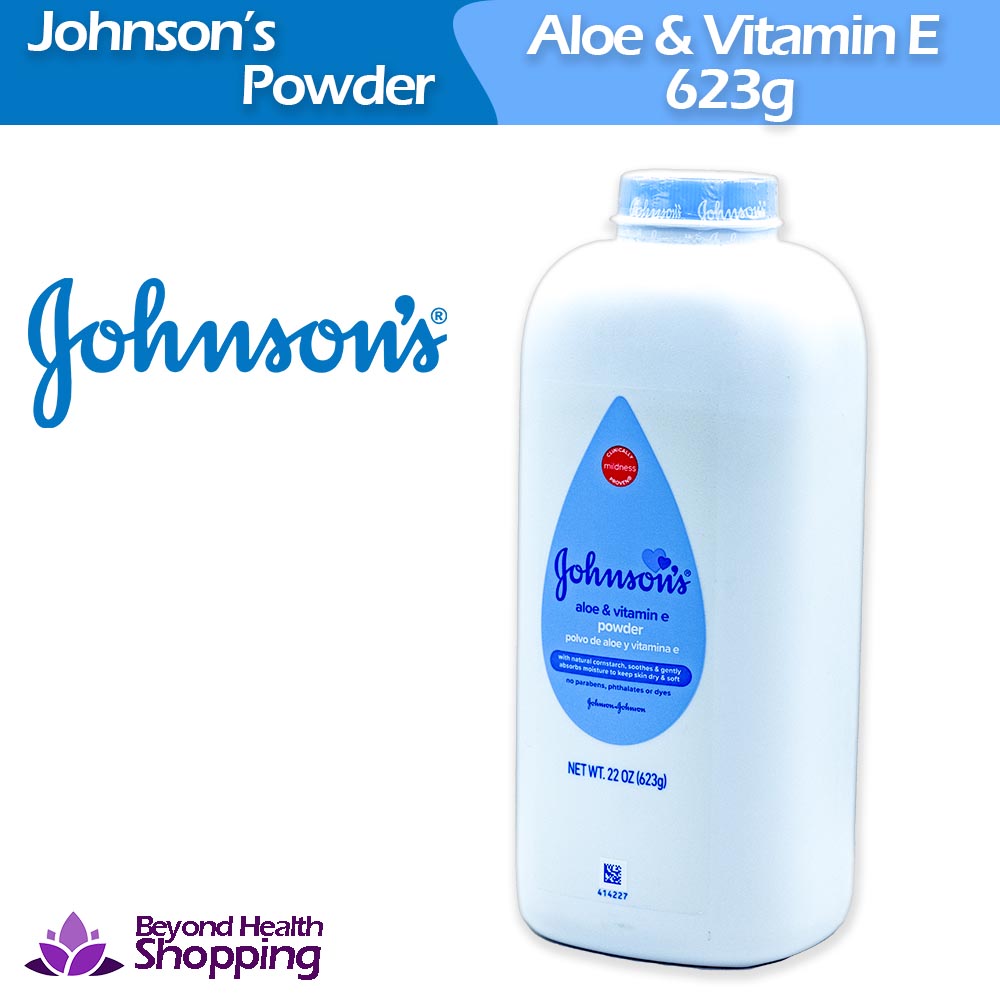 Johnson's Powder Aloe & Vitamin E 623g Baby Powder