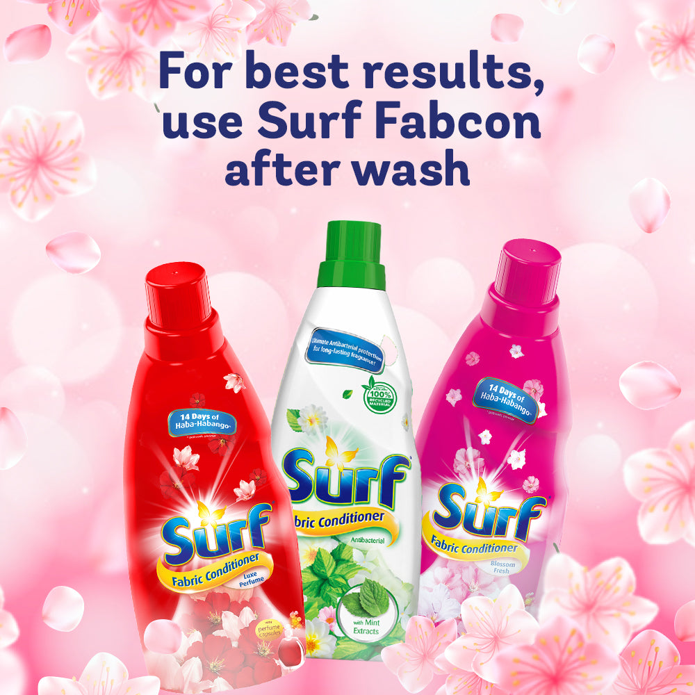 Surf Laundry Liquid Detergent Cherry Blossom 900ml Pouch