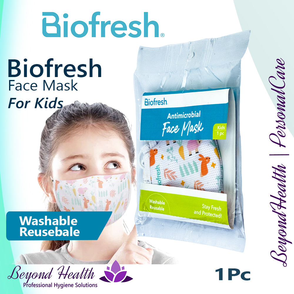 Biofresh Antimicrobial Face mask for kids Washable and Reusable (For Boys & Girls)