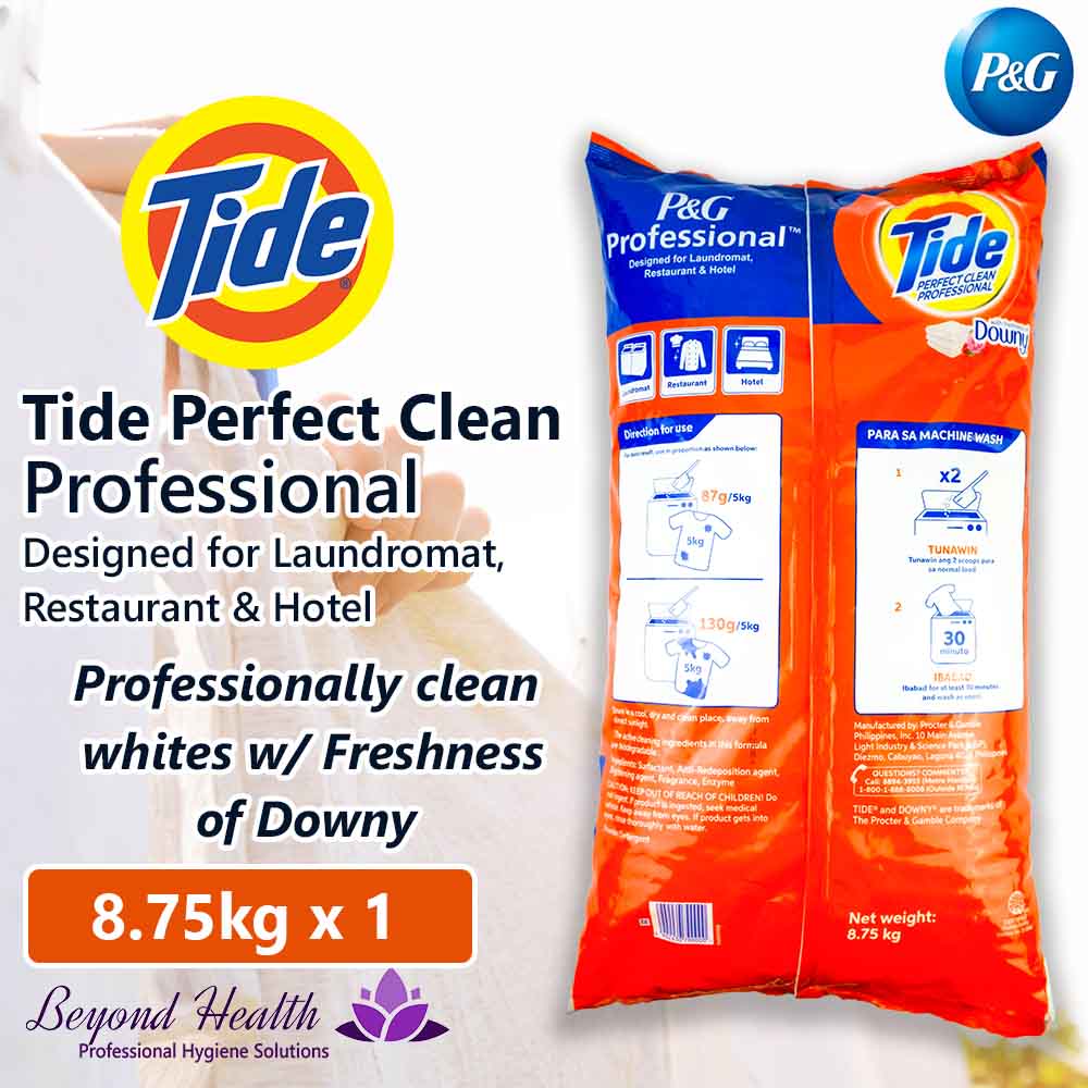 Tide® Perfect Clean Professional Powder With Freshness of Downy  (8.75kg) For Laundromat, Restaurant & Hotel Procter & Gamble