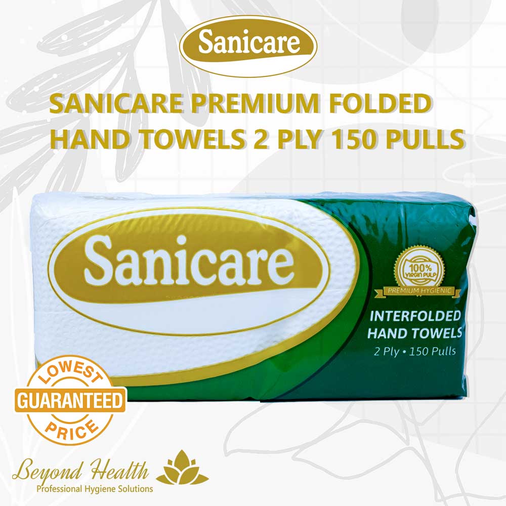 Sanicare Premium Interfolded Paper Towel 1500 sheets 2 Ply