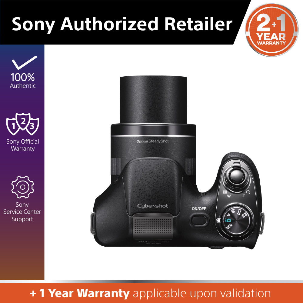 Sony DSC-H300 Camera with 35x Optical Zoom