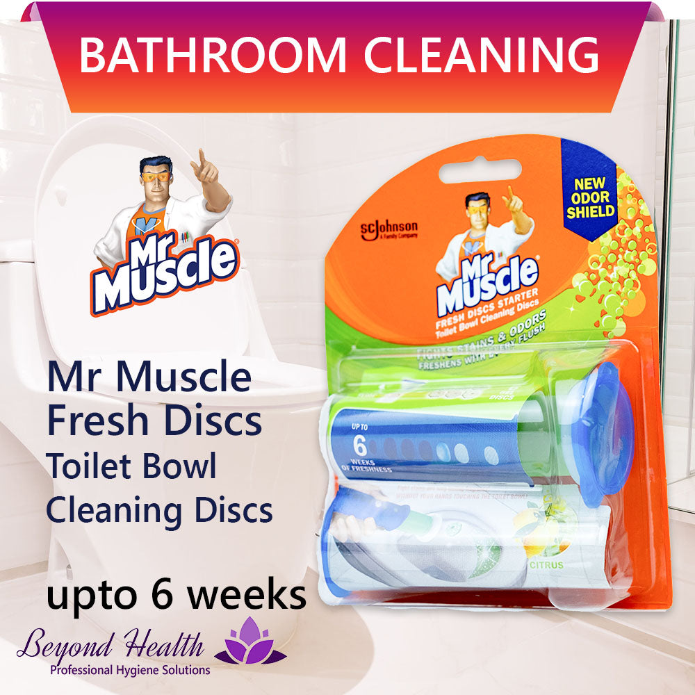 Mr. Muscle Fresh Disc Toilet Bowl Cleaning Citrus Fresh Disc 38g