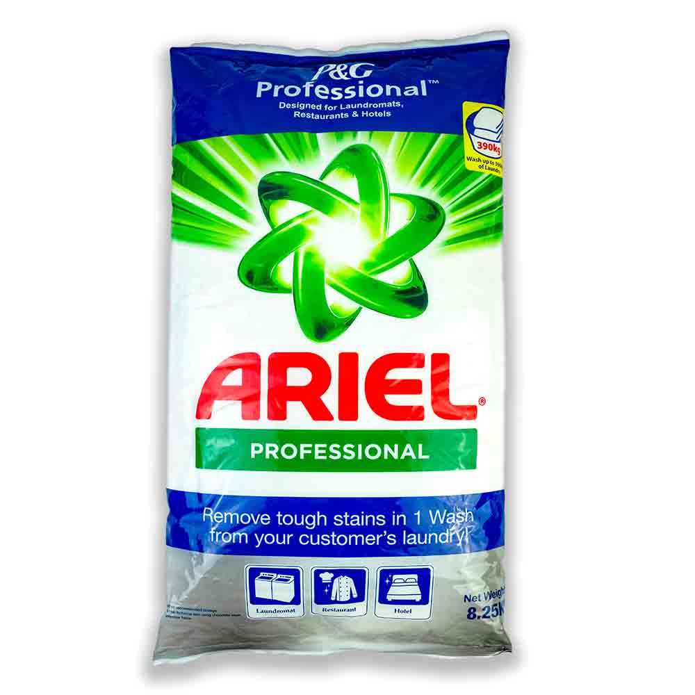 Ariel® Professional Powder (8.25kg) For Laundromat, Restaurant & Hotel Procter & Gamble