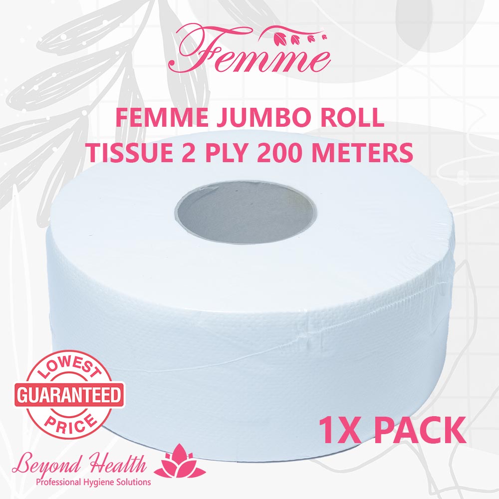 Femme Jumbo Roll Tissue 2ply 200 Meters