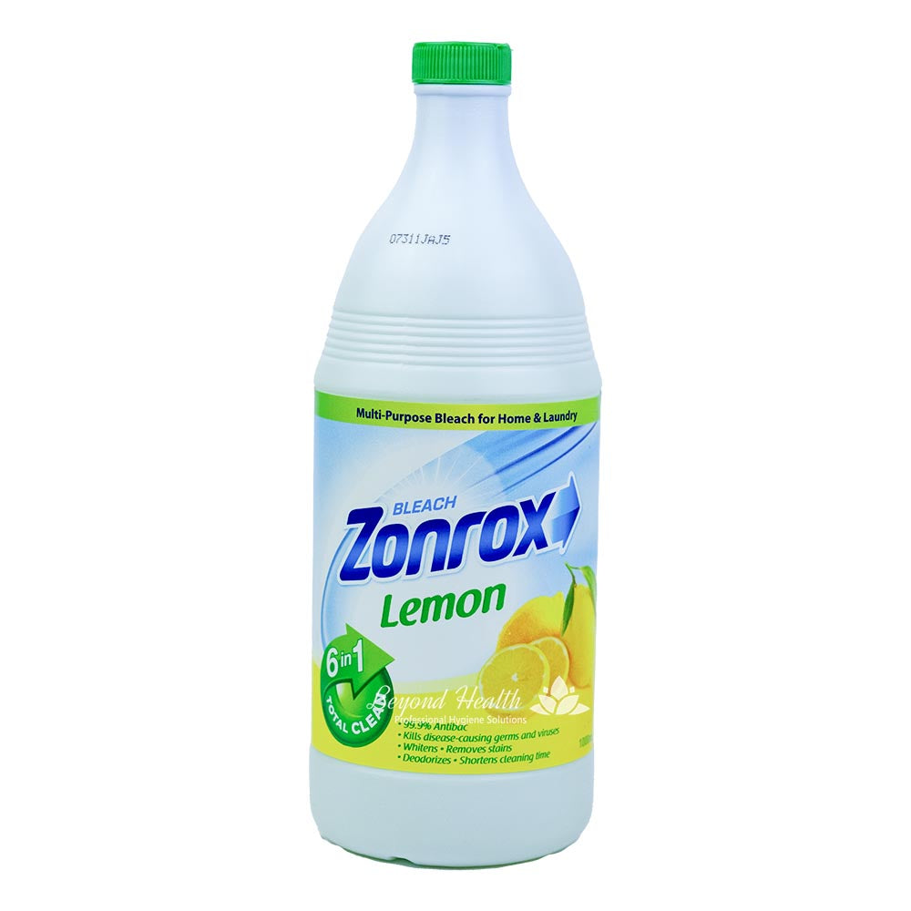 Zonrox Bleach Lemon Scent 6-in-1 Total Clean 1000ml (1L)