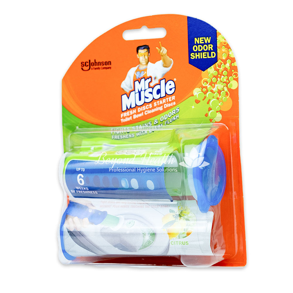 Mr. Muscle Fresh Disc Toilet Bowl Cleaning Citrus Fresh Disc 38g