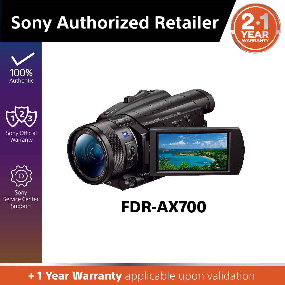 Sony FDR-AX700 4K HDR Camcorder