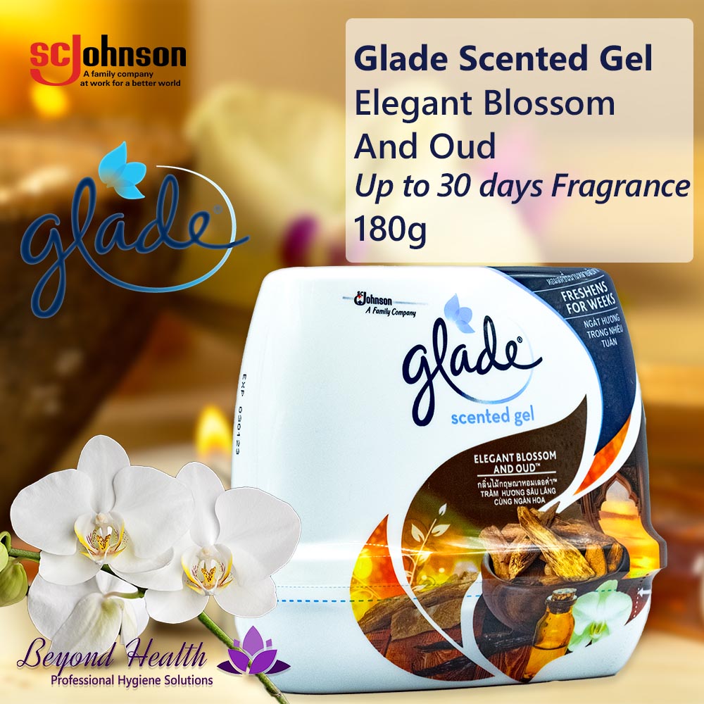 Glade Scented Gel Elegant Blossom and Oud 180g