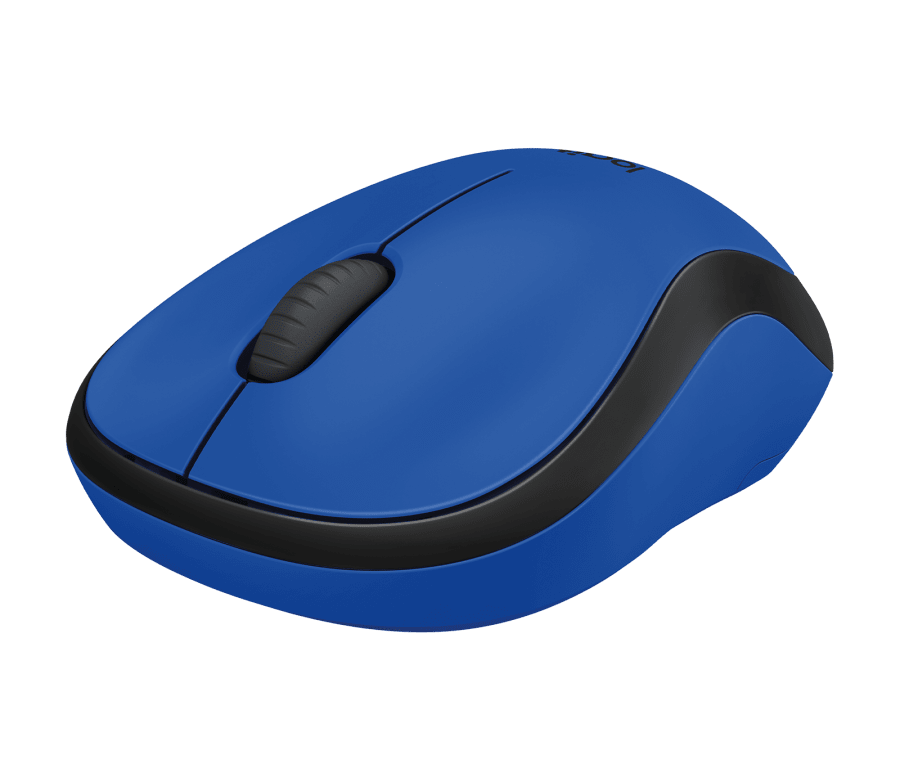 Logitech Wireless M221 SILENT  MOUSE (Blue) Nano receiver & Silent, comfortable, and easy-to-use wireless mouse