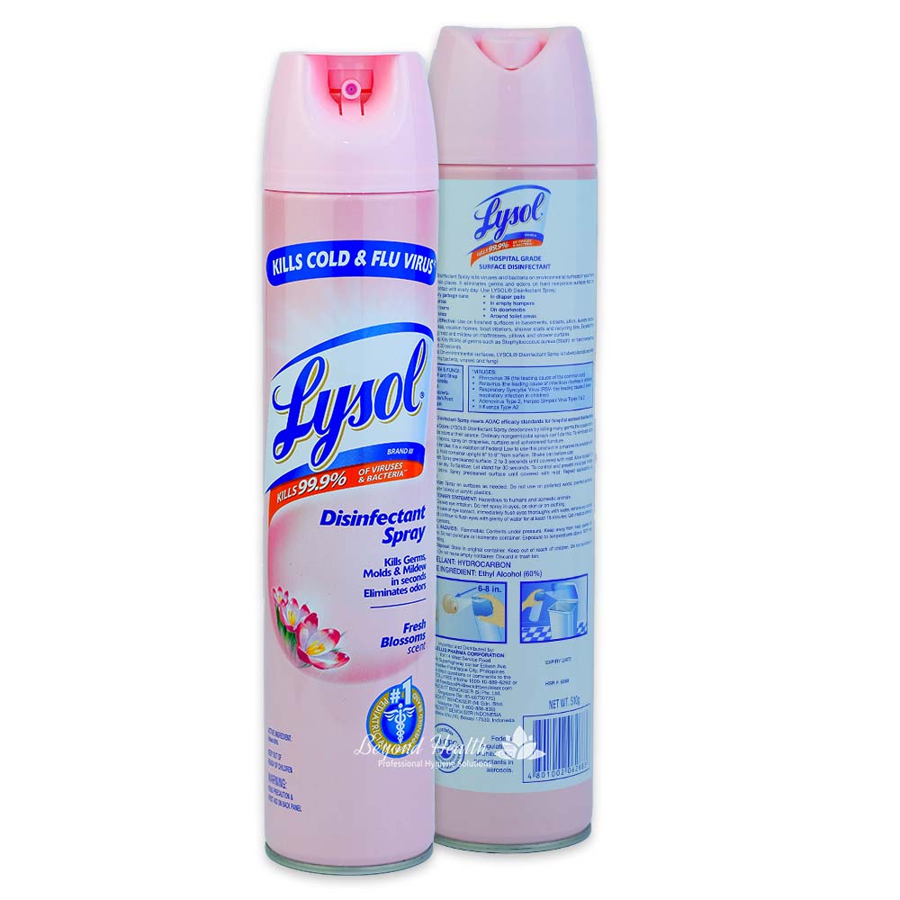 LYSOL Disinfectant Spray Fresh Blossom Scent 510g