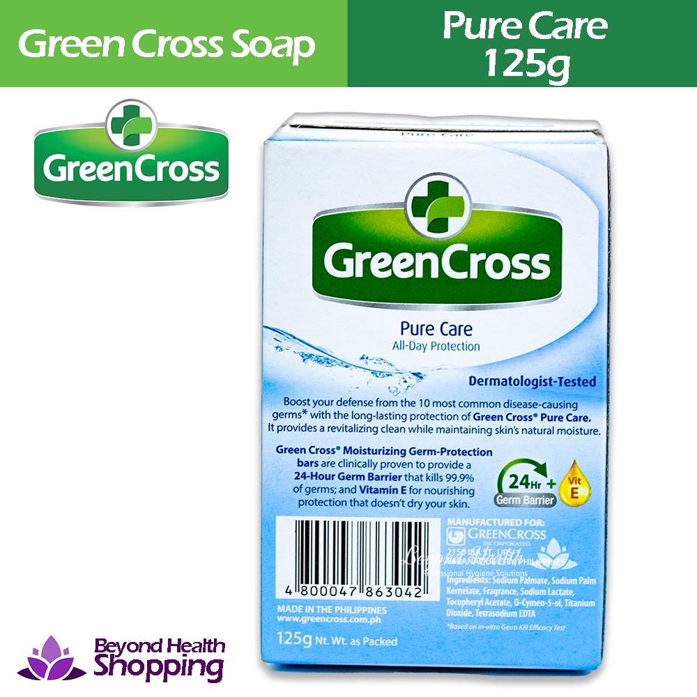 Green Cross Bath Soap Pure Care 125g
