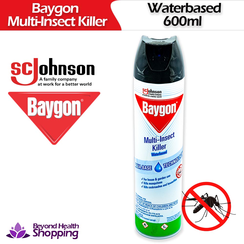 Baygon Multi-Insect Killer Aqua Based Technology 600ml