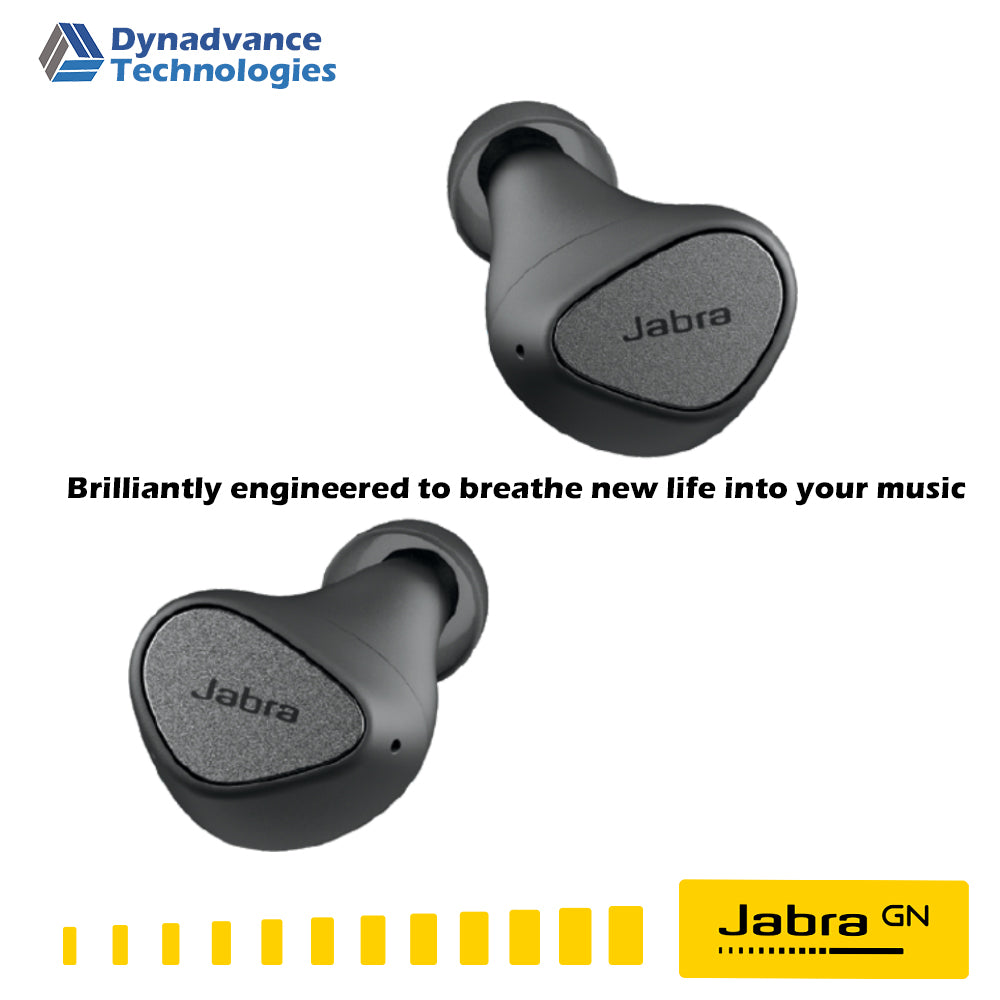 Jabra GN Elite 3 APAC Pack (Dark Grey) Elite Family True Wireless New Earbuds Brilliantly engineered to Great calls & music wherever you go
