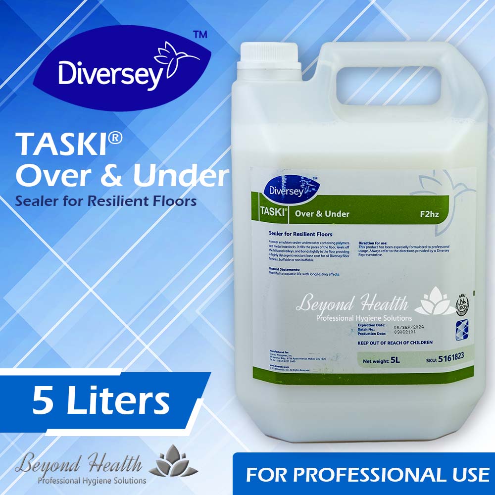 Diversey™ TASKI® Over & Under  (5L) F2hz  Sealer For Resilient Floors  For Professional Use