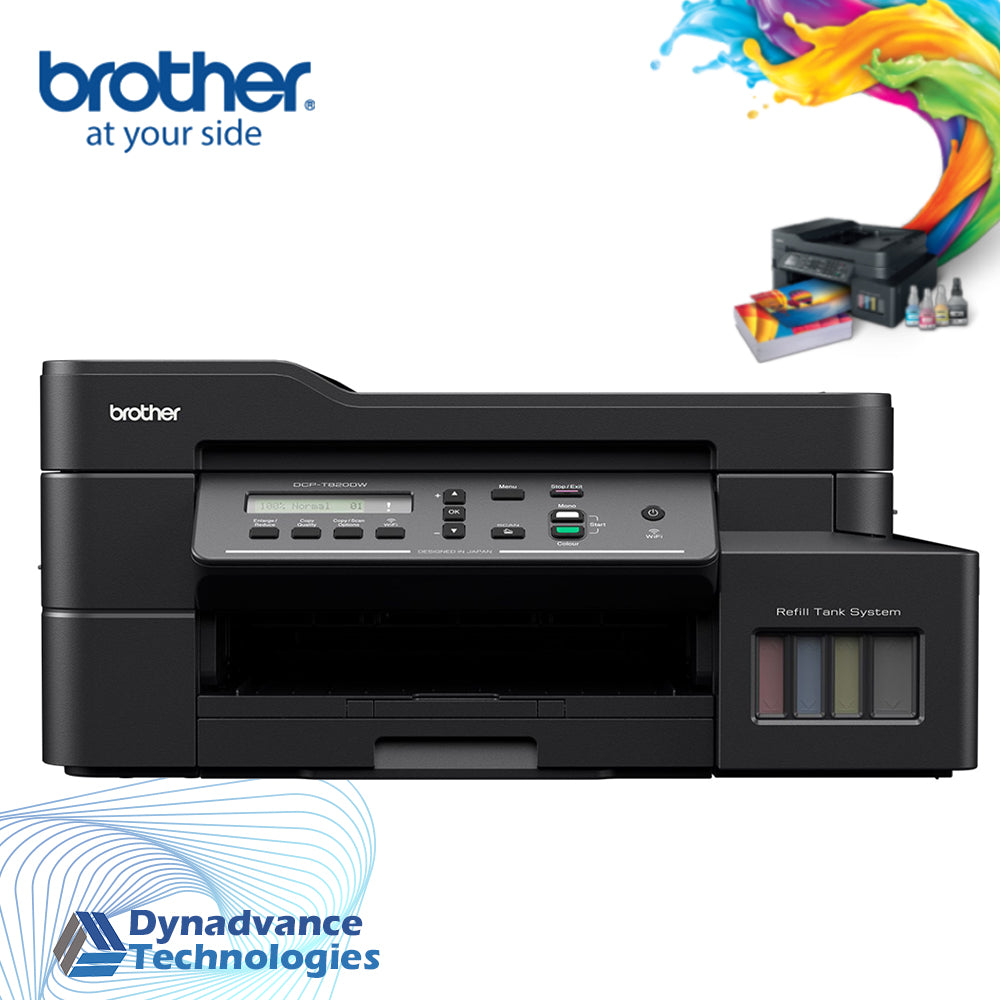 Brother DCP-T820DW Ink Tank Printer-Business savings with duplex, high-speed multifunction printer