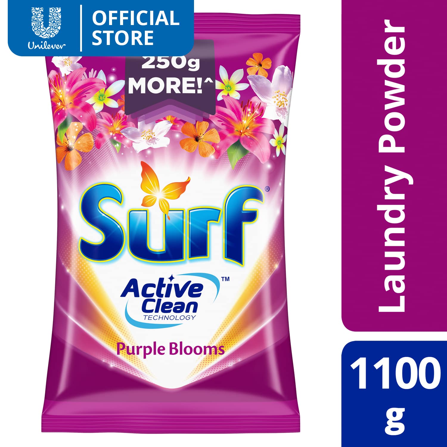 Surf Powder Detergent Purple Blooms 1.1kg Pouch