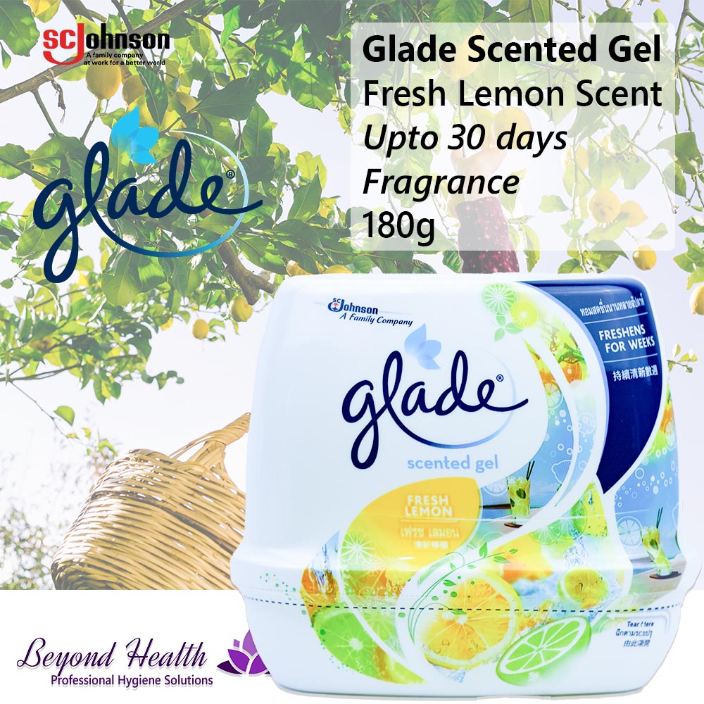 Glade® Scented Gel Fresh Lemon Scent 180g