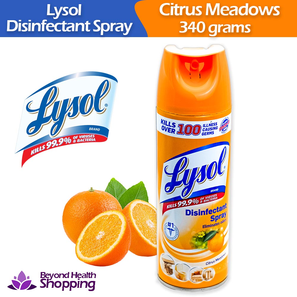 LYSOL Disinfectant Spray Citrus Meadows 340g