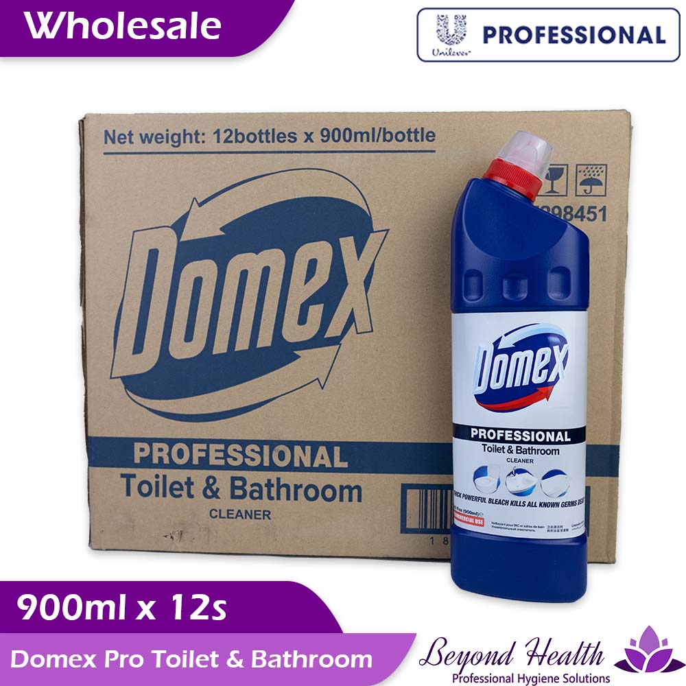 Wholesale Domex Professional Toilet & Bathroom Cleaner [900ML X 12's ] BIG SALE