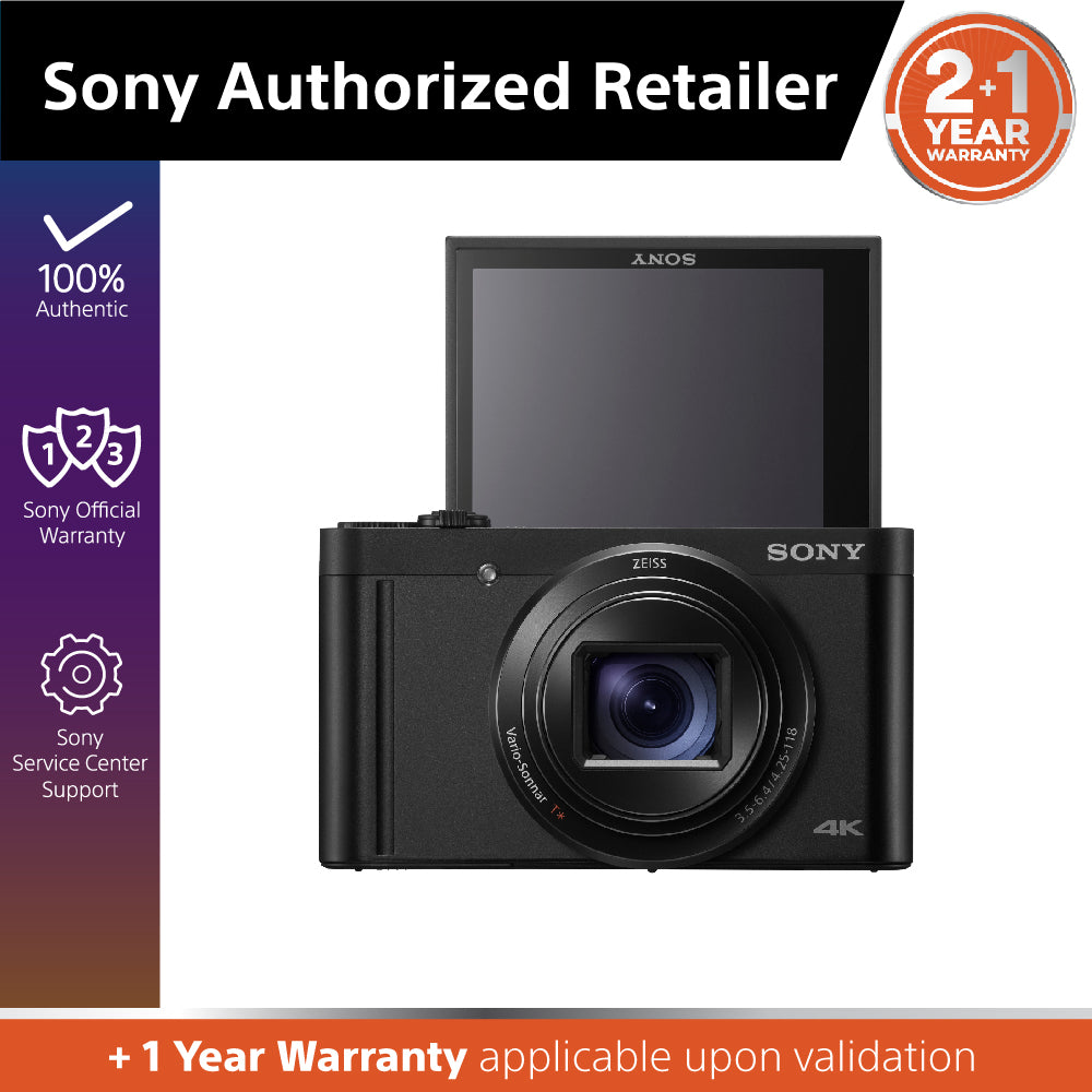 Sony DSC-WX800/WX800 Compact High-zoom Camera | 4K Recording